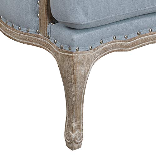 Image of Modern Living Room Lounge Chair |Upholstered in Polyester | Teak Wood Bransford Armchair | Dining Chair for Home Furnitures |- (151851209)