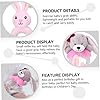 HOOTNEE 2 pièces Anneaux Hochet Peluche Animaux Garçon Fille Éveil et Portable Coordination Main Œil Améliorée Set pour Garçons Filles #1