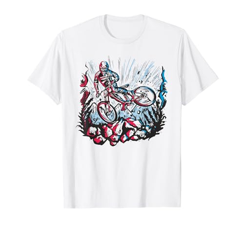 Downhill MTB Enduro Biker MTB Bike Downhiller Camiseta