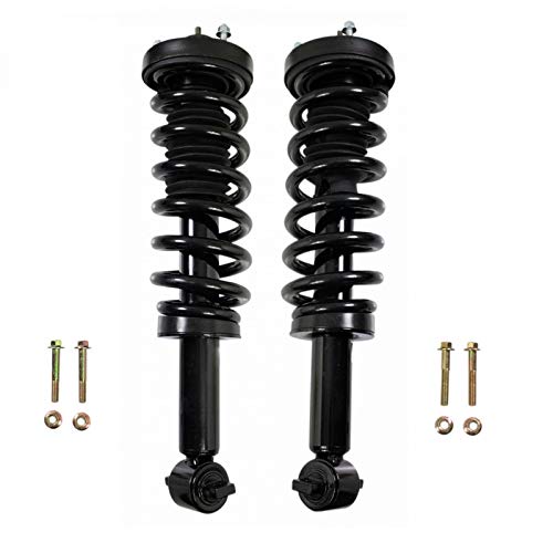 Image of TRQ Front Shock & Spring Strut Assembly Set Driver & Passenger Side Compatible with 2015-2020 Ford F-150