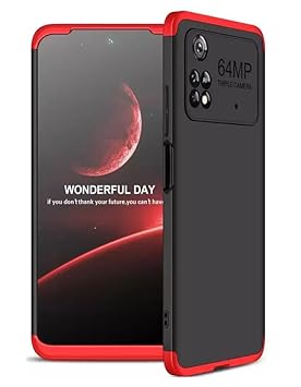 TPU+Plastic 3 In 1 Back Cover For Poco M4 Pro 4G, Multicolor