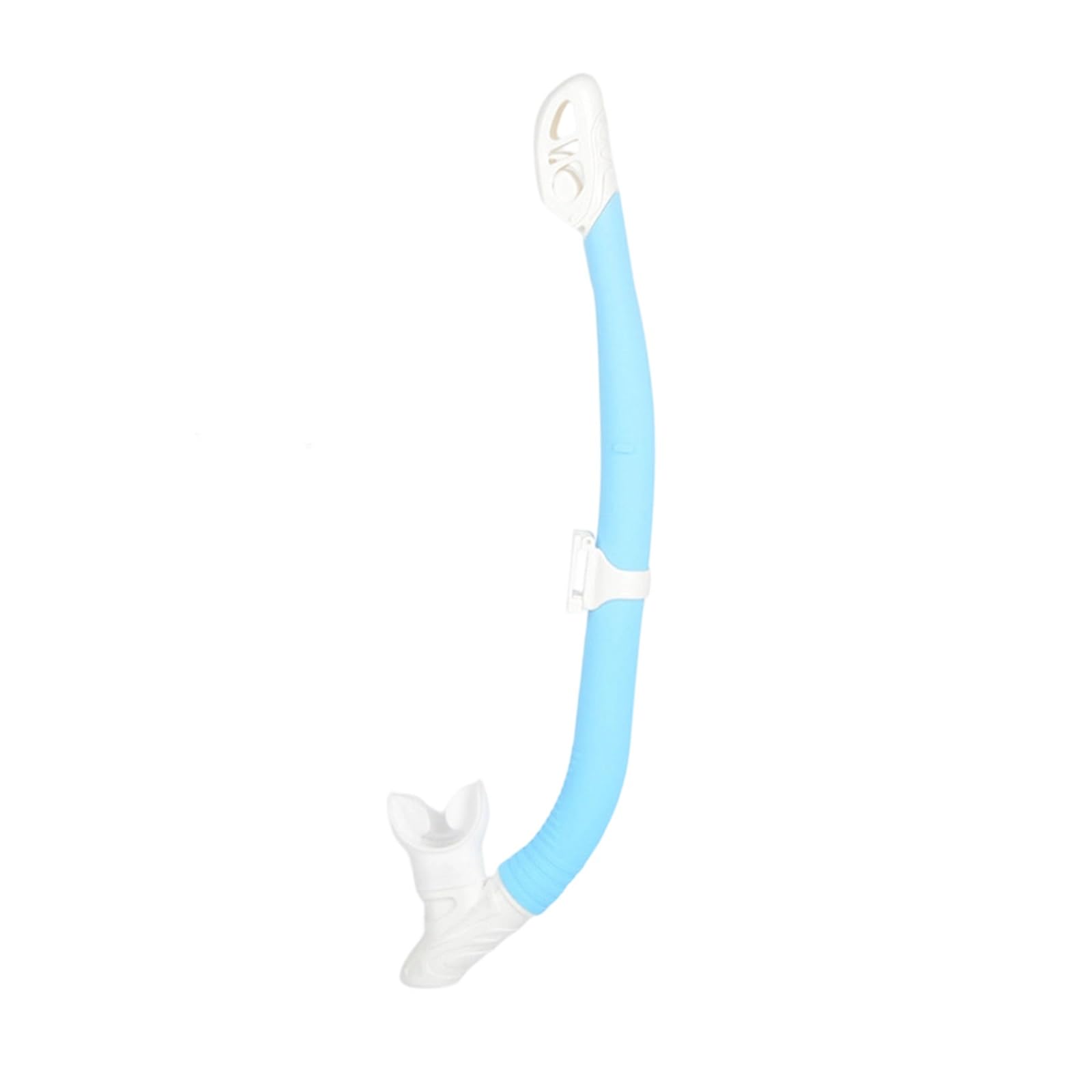 Tubo Seco para Adultos, Válvula Superior Antisalpicaduras y Boquilla de Silicone, Equipo de Buceo(Blue,2pc)