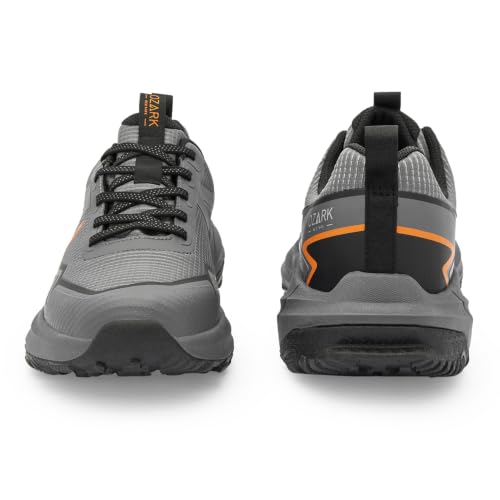Image of Red Tape Ozark Green & Black Trekking Shoes for Men | High-Top Outdoor