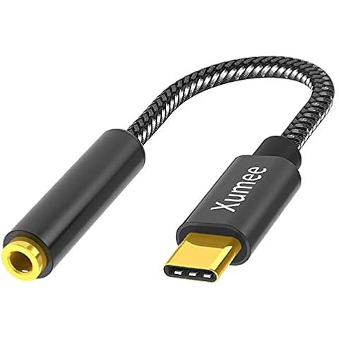USB C to 3.5mm Headphone Adapter - USB Type C to AUX Audio Jack Hi-Res DAC Dongle Cable Cord Compatible with iPhone 15 Pro Max, Samsung Galaxy S24 S23 S22 S21 FE Ultra S20+ Plus Cover