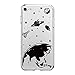 Produktbild CrazyLemon iPhone 6S Plus Hülle, iPhone 6 Plus Hülle, Soft Flex Silikon Ultra Dünn Schlank Bumper Handyhülle Schön Kreativ Muster Kratzfest TPU hülle für iPhone 6S Plus iPhone 6 Plus - Weltraum