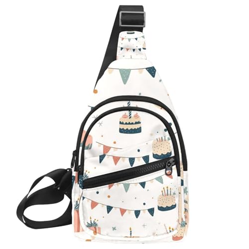 Men's Sling Backpack, Birthday cream cakes gift (14)