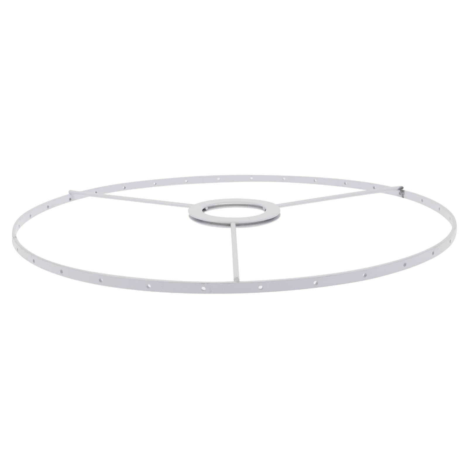 2 Lampenschirm-Ringrahmen 25cm - Metalldraht Gestell Für DIY Lampen