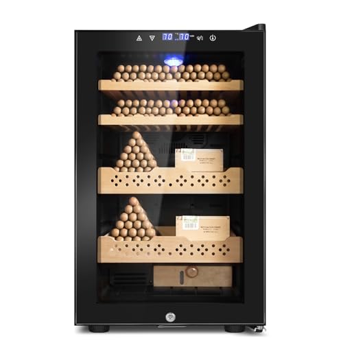 70L Electric Cooler Cabinet with Cedar Shelves & Lock