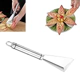 Hhkuize 2022 New Fruit Carving Knife,Salad Creative Shape Carver Stainless Steel Divider,Triangular...