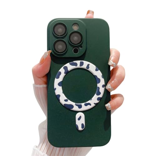 Coque rigide iPhone 15 ultra mince en PC mat premium vert foncé