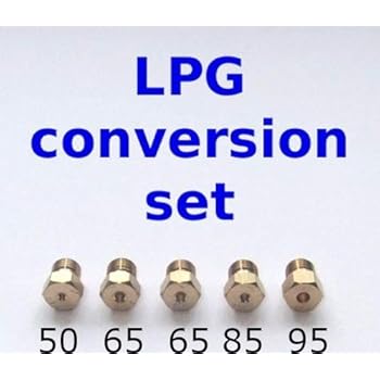 Gas 5 Burner Cooker Hob Jet Lpg Conversion Set Amazon Co Uk Large Appliances