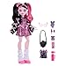 Monster High Doll, Draculaura in Pink Bow Dress and Black Cardigan with Pet Bat Count Fabulous and 7 Accessories Like Ramen, Lipstick and Purse