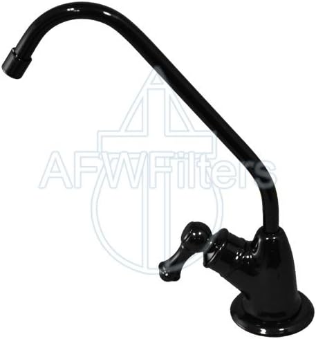 Euro-style Non Air-gap Faucet for Water Filters and RO Systems (Black)