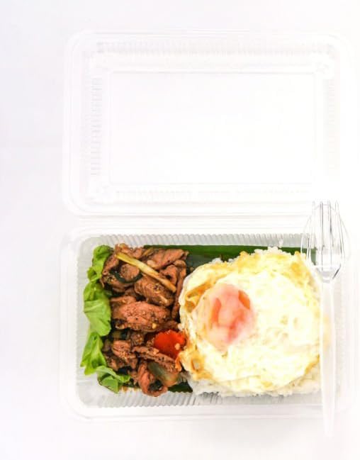 Miniatura 4 de Paquete de 200 tenedores y cucharas transparentes cubiertos de plástico desechables juego de cubiertos utensilios de cocina compostable oficina