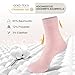inaWarm Thermosocken Damen Winter, Frottee Baumwollsocken, Dicke Warme Crew Socken für Zuhause & Outdoor, 6 Paar, 35-38 39-42, Einfarbig & Gestreift