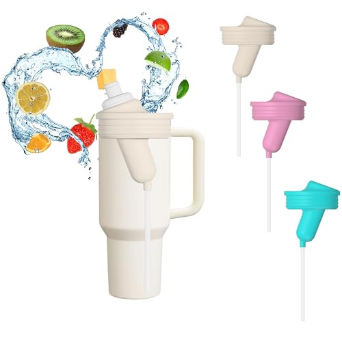 Tumbler Adapter for Stanley to Cirkul Use Your Flavor Cartridges Compatible with Stanley to Cirkul 40oz,64oz Stanley Quencher H2.0 FlowState Tumblers Stanley lid