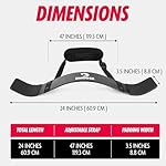 DMoose Fitness Arm Blaster for Biceps & Triceps, Premium Neck Padding Support with Adjustable Straps, Bicep Blaster for Strength Training, Biceps Workout Equipment - Image 5