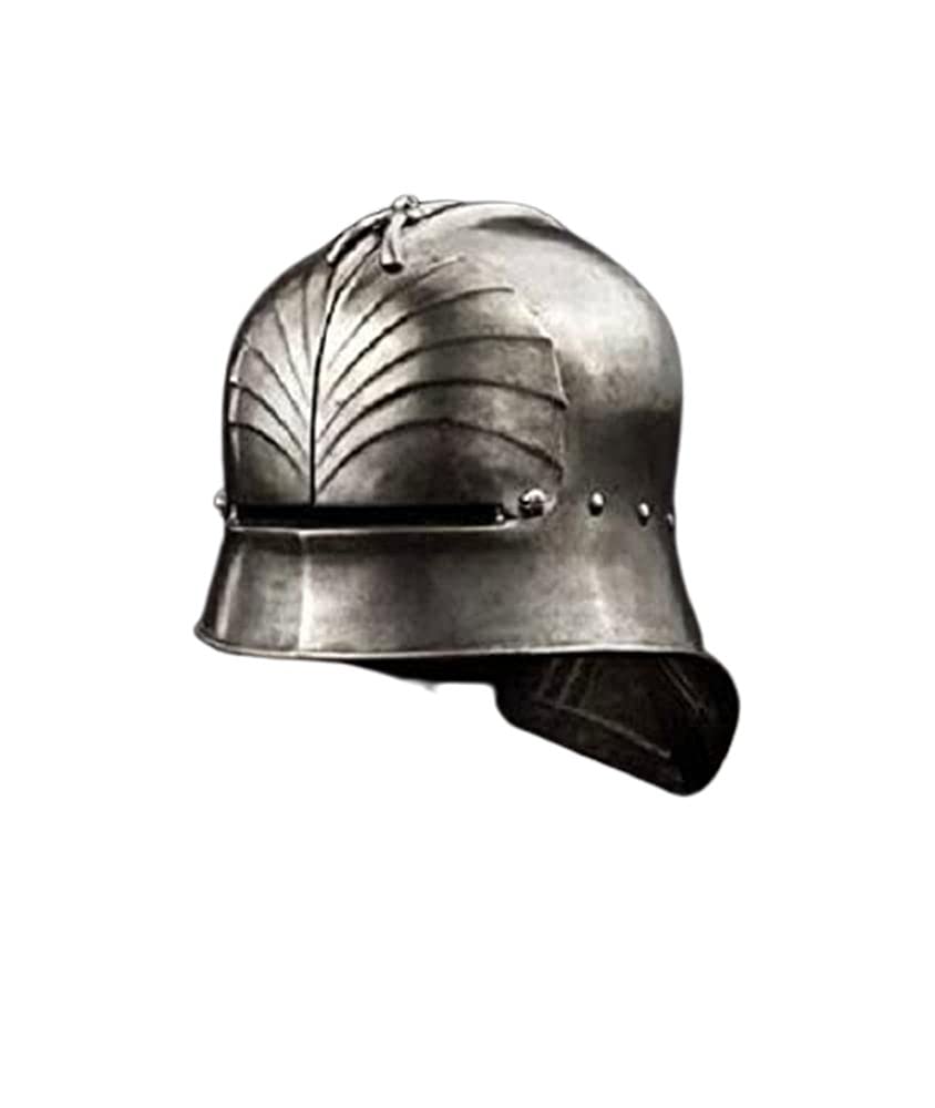 NauticalMart Medieval German Sallet Helmet - Gothic Close Helmet Reenactment Costume
