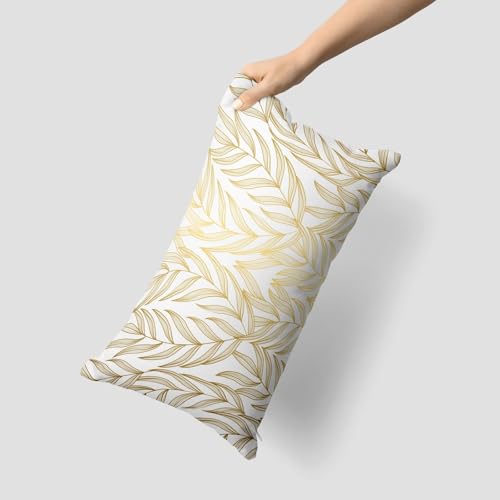 Housse coussin canapé rectangulaire effet soie jungle CEVAN 50x75 - 8