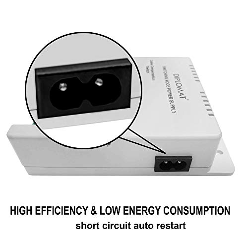 Image of Elove 8 Channel SMPS for CCTV Power Supply Adapter for up to 8 CCTV Cameras 12v SMPS with Multi Port for CCTV Security Bullet & Dome Camera Security Surveillance Cameras