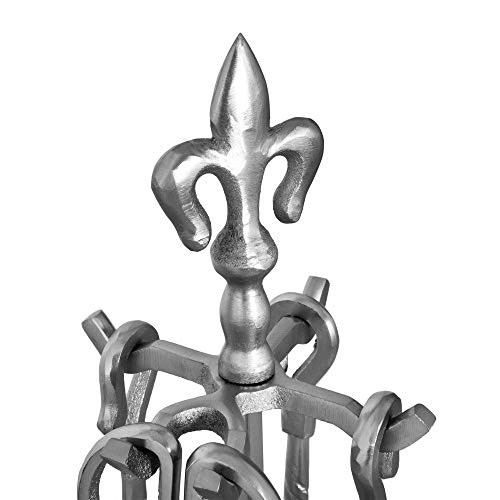 Fire Vida Fleur De Lys zestaw ogniowy, metal, cyna, 5 sztuk