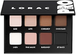 LORAC PRO Matte Eyeshadow Palette | Blendable Eyeshadows | Mirror Compact