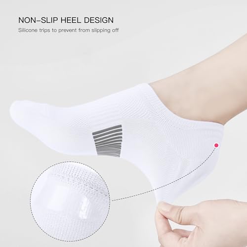 No Show Socks Womens Non Slip Cotton Invisible Women Sock 5 Pairs3