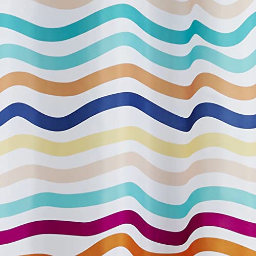 Image of SKL Home by Saturday Knight Ltd. Making Waves Shower Curtain,Multi