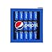 CURTIS MIS165PEP Pepsi Mini Beverage Cooler - 70 Can or 17 Bottles Drinks Fridge with Glass Door for Soda + Adjustable Thermostat, Perfect for Home, Office, or Dorm, 1.8 cu ft