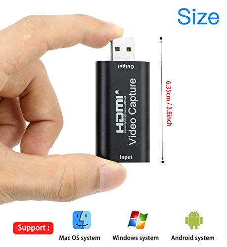 Scheda di acquisizione audio video, acquisizione HDMI a scheda di acquisizione flusso di registrazione tramite videocamera DSLR Action Cam per trasmissioni in diretta, giochi, conferenze