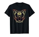 Dieses ägyptische schwarze Katze Halloween Boho - Gothic Witchcraft Tattoo Funny Shirt ist die perfekte Geschenkidee für Männer, Frauen, Kinder, Jungen, Mädchen oder alle, die Katzen, Kätzchen oder Tattoo-Liebhaber lieben!