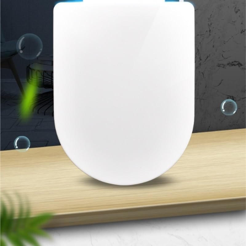 Asiento de bidet en forma de U de resina espesada con cierre suave premium 2