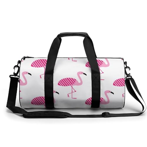 Sac de sport flamants roses - Sac week-end et voyage 45x23x23cm