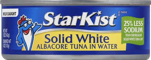 Image of StarKist Solid White Albacore Tuna in Water Low Sodium - 5 oz Can (Pack of 5)