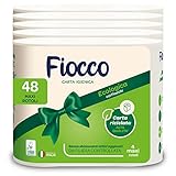 12 paquetes de 4 maxi rollos de papel higiénico – Maxi rollos largos más del doble que los rollos normales, para una duración infinita