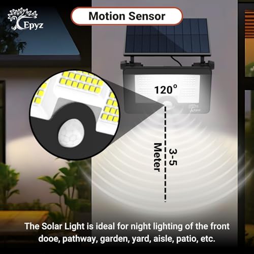 Image of Epyz 20 Watt Solar Flood Light Outdoor