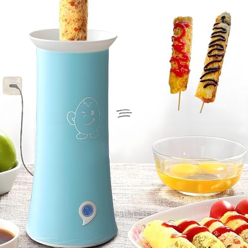 Electric Egg Roll Maker - Nonstick Automatic Cooker for Sausages & Hot Dogs, Quick 6-Minute Breakfast Machine, Easy Clean Family Kitchen Gadget