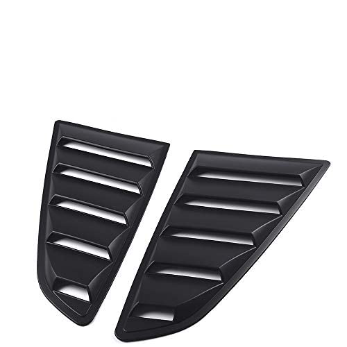 G-PLUS for 2015 2016 2017 2018 Compatible for Ford Mustang GT V6 Vents Style Quarter 1/4 Side Window Louver Scoop Cover
