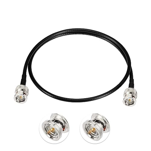 Image of Superbat 3G /6G SDI Cable 2ft Short 75 Ohm BNC to BNC Jumper Belden 1855A Supports HD-SDI /3G-SDI /4K Recorder,SDI Video Cable Precision Video Jumper