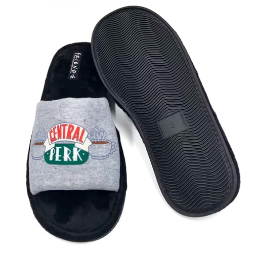 Ground Up International Friends Central Perk Fuzzy Women's Slippers2