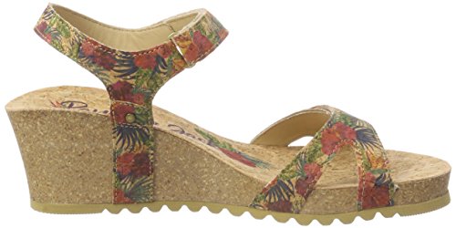 Panama Jack Julia Cork, Sandali con Cinturino alla...