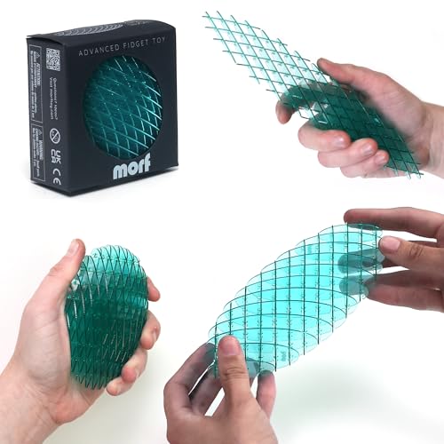 Image of Morf Fidget Worm Toy - Quiet Desk Fidget for Adults & Kids - Blue, Small