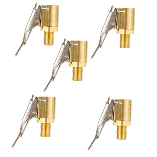 SOESFOUFU 5pcs Air Pump Chuck for Car Inflator Nozzle Connector for Tire Air Chuck