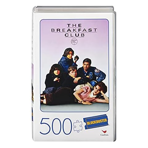Spin Master Games 500-Piece Puzzle in Plastic Retro Blockbuster VHS Video Case Cover