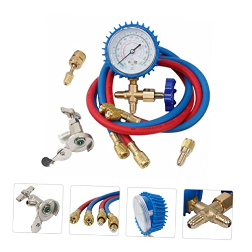 Set de Manómetro para Reparación de Aire Acondicionado de Auto miniatura 4