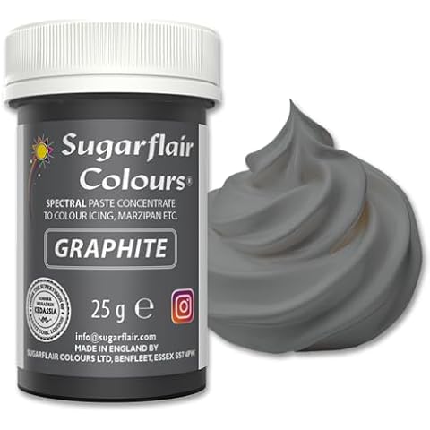 Sugarflair Spectral Graphite Food Colouring Paste Cover