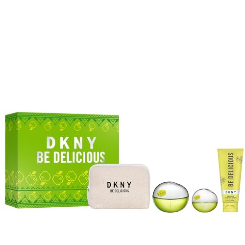 DKNY BE DELICIOUS EDP 100ML+ EDP 15ML+ BL 100ML + Pouch