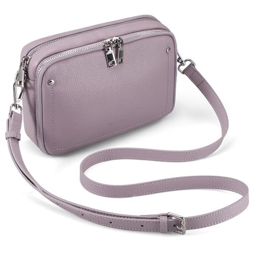 Image of befen Genuine Leather Crossbody Bags for Women, RFID Leather Purses