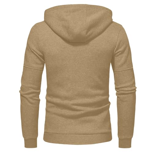 Hoodie Boys' Full Zip Sweatshirt Jacket with 3 Zipper Pockets | Solid Color Casual Fleece Outerwear for Autumn Winter4