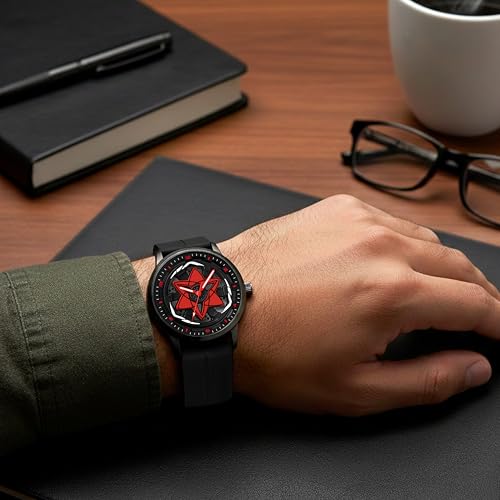 Buy GOLDENIZE FASHION Men Analogue Rotating Stylish Wrist Wheel - Image 4